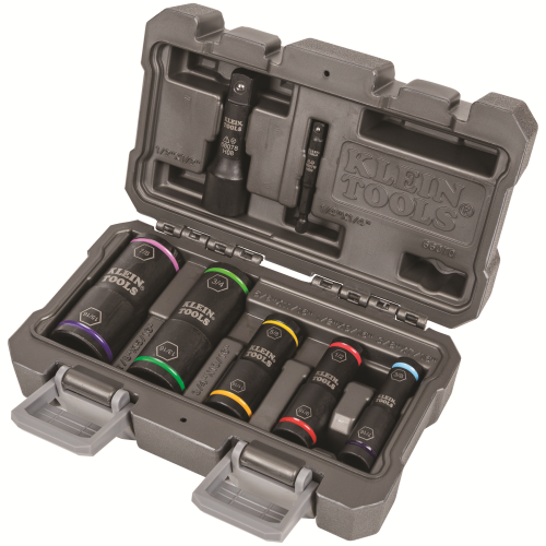 SOCKET SET  7 PIECE FLIP IMPACT KLEIN 66070