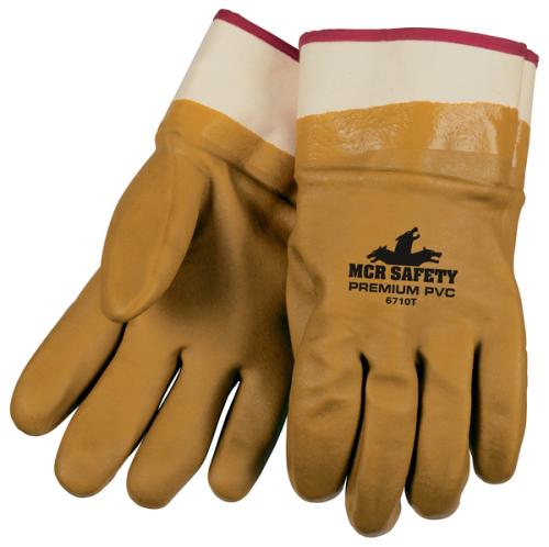 GLOVE FOAM LINED SAFETY CUFF TAN 6710T 