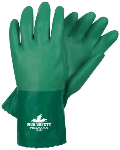 GLOVES NEOPRENE 12" GREEN 6912L 