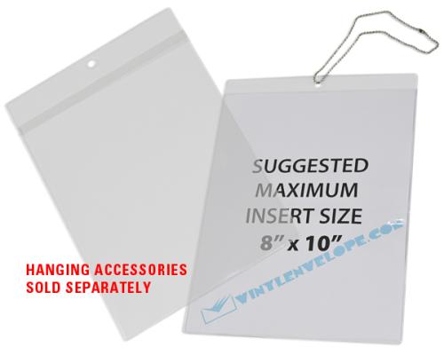 TAG PROTECTOR #7 CLEAR W/ GROMET 100/PK