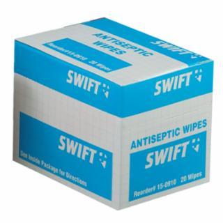 ANTISEPTIC INDV WIPES 20/BOX 
