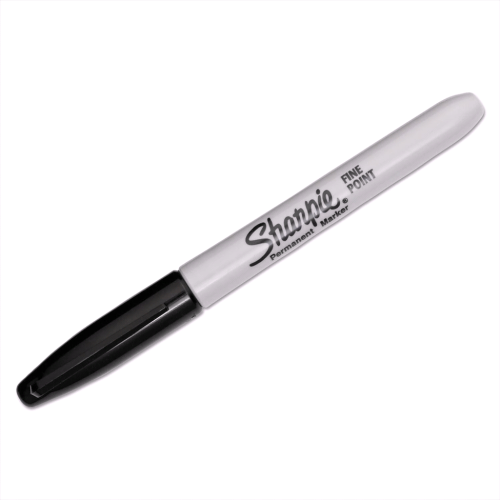 MARKER SHARPIE BLACK FINE 30001 24/PK 