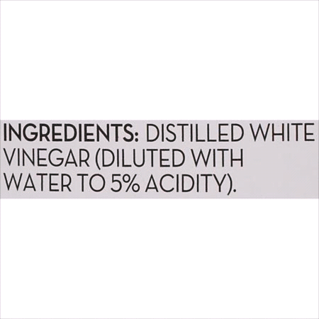 VINEGAR  WHITE DISTILLED 2/1GAL 