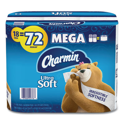 TOILET TISSUE CHARMIN ULTRA-SOFT 6RL/PK 3PK/BDL