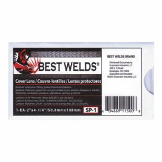 WELDING LENS COVER 2"X4 CLEAR 901-932-440 2"X4-1/4" (SP-1)