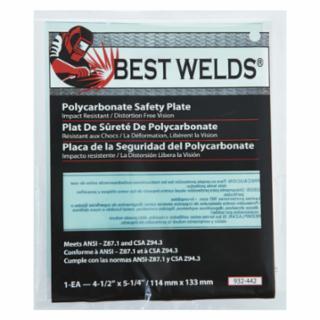 WELDING LENS  CLEAR 4"X5"PC-45 BESTWELD 