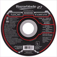 CUTTING DISC 6X.045X7/8 A2481 FLEXOVIT 25/BX