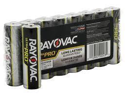 BATTERY  RAYOVAC AA ALKALINE AL-AA 8/PK  96/CS