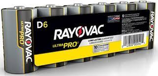 BATTERY  RAYOVAC D ALKALINE AL-D 12/PK
