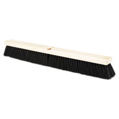 PUSH BROOM  10585 24" BLACK TAMPICO