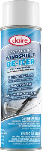 DE-ICER  WINDSHIELD CLAIRE 12/11OZ 