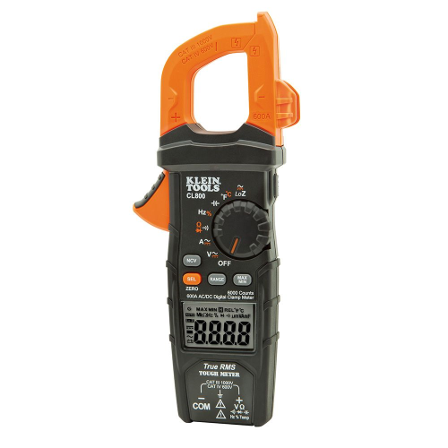 CLAMP METER  DIGITAL AC AUTO-RANGE TRMS  LOW IMPEDANCE (LOZ)  AUTO OFF