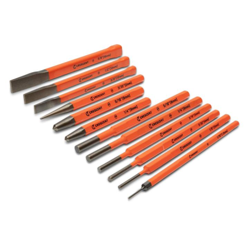 PUNCH AND CHISEL SET  12 PC CRESCENT