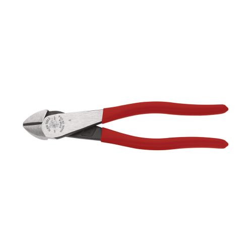Klein Tools D248-8 Diagonal Cutting Plier, 8-1/16 in OAL, 3/4 in Cutting Capacity, Red Handle, Ergonomic Handle