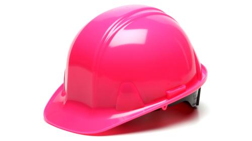 HARD HAT PYRMEX H.V.PINK W/RAT HP14170 