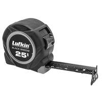 Crescent Lufkin L1205CB Tape Measure, 25 ft L Blade, 1-3/16 in W Blade, Steel Blade, Rubber Case