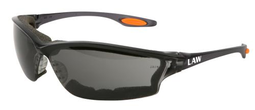 GLASSES  SAFETY LW312AF LAW W/FOAM SEAL DARK