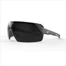 GLASSES  MATTE BLACK FRAME SMOKE LENSES EDGE MAKALU