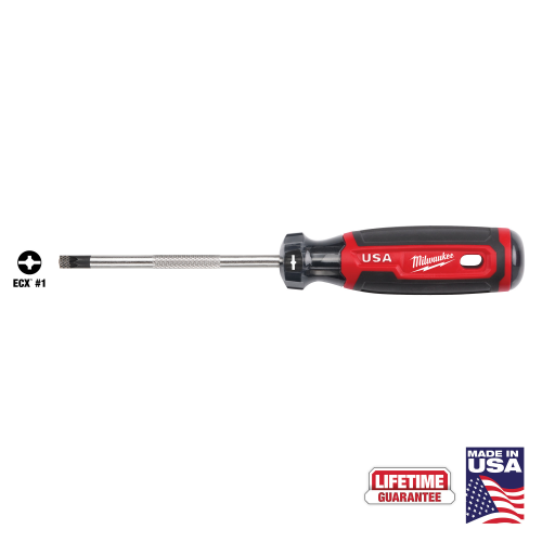 SCREWDRIVER  #1X4" ECX CUSHION GRIP MILWAUKEE USA