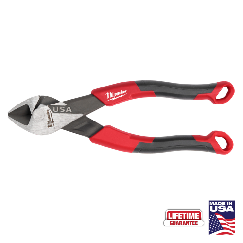 PLIERS  6" DIAGONAL COMFORT GRIP CUTTING MILWAUKEE USA