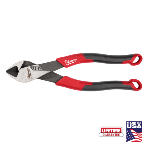 PLIERS  7" DIAGONAL COMFORT GRIP CUTTING MILWAUKEE USA