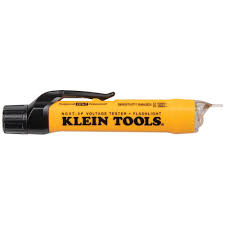 VOLTAGE TESTER  KLEIN DUAL RANGE NON-CONTACT WITH FLASHLIGHT 12-1000V AC