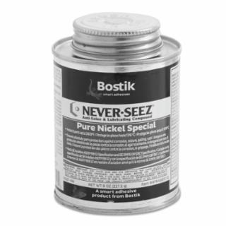 NEVER SIEZE BOSTIC 8OZ NICKEL BRUSH TOP 
