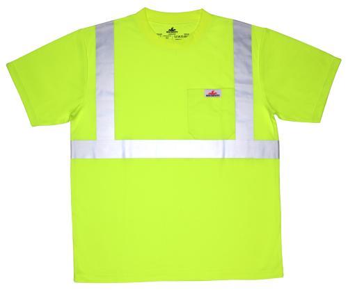 T-SHIRT  CLASS 2 FL.LIME STSCL2ML-3XL 
