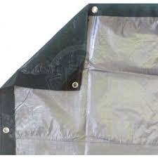 TARP  40X40 HD GREEN/SILVER POLY 