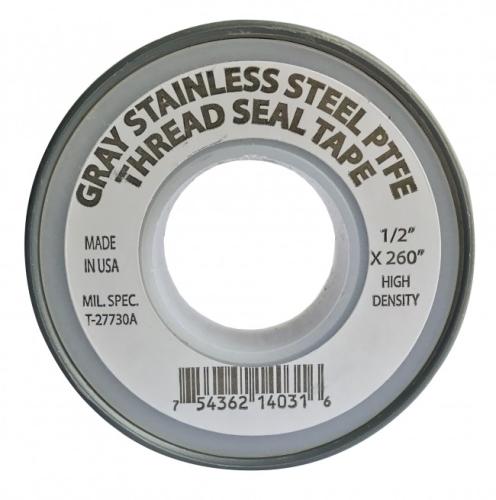 TAPE TEFLON STAINLESS 1/2"X260" 
