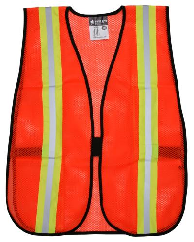 VEST SAFETY ORANGE MESH W/REF.ST 3PF9200 