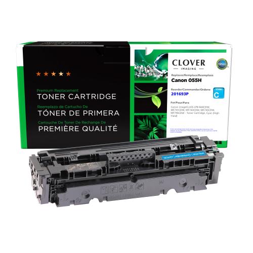 Remanufactured  Toner - for  Canon  (055HC)  (3019C001)  (High Yield)  (Cyan)