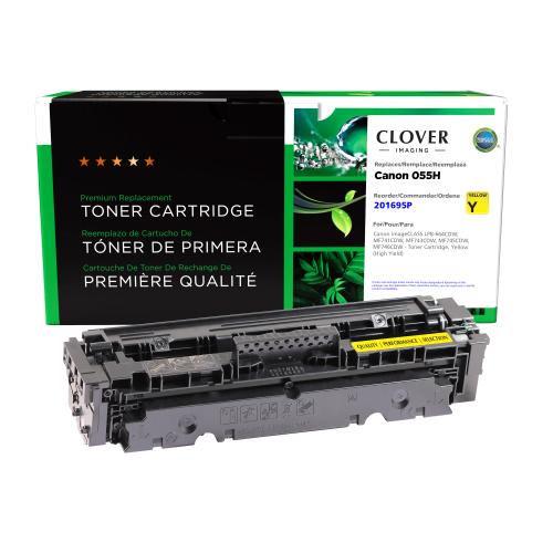 Remanufactured  Toner - for  Canon  (055HY)  (3017C001)  (High Yield)  (Yellow)