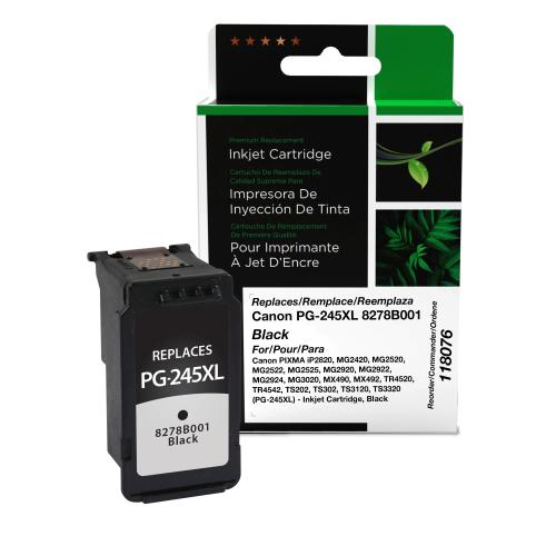 Remanufactured  Ink - for Canon  (Pg-245xl) / Mg2420 / Mg2520  (HY)  (Black)