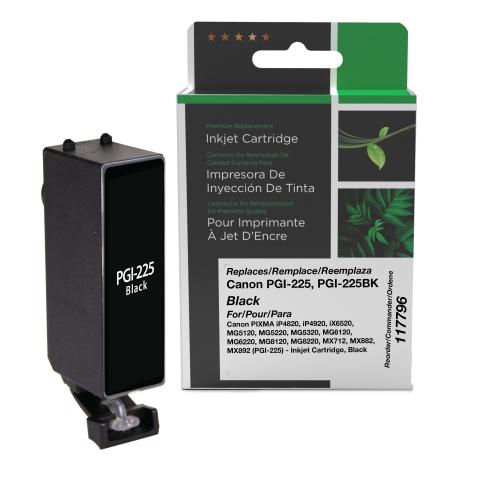 Remanufactured  Ink - for Canon  (PGI-225)  (4530B001)  (Black)