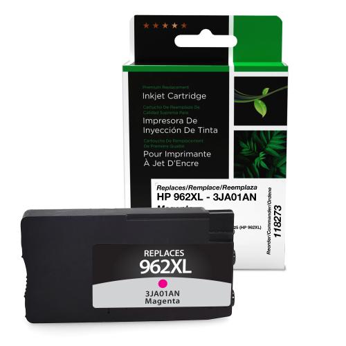 Remanufactured  Ink - for HP  (962XL)  (3JA01AN)  (High Yield)  (Magenta)