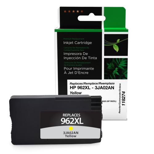 Remanufactured  Ink - for HP  (962XL)  (3JA02AN)  (High Yield)  (Yellow)