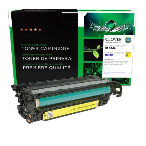 Remanufactured  Toner - for  HP  (504A)  Colour-LJ CM3530 / CP3525  (Yellow)
