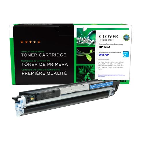 Remanufactured  Toner - for  HP  (126A)  Colour-LJ CP1020 / 1025NW  (Cyan)