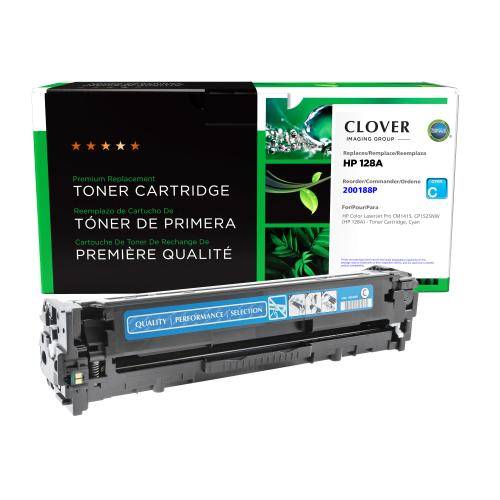 Remanufactured  Toner - for  HP  (128A)  Colour-LJ CM1415 / CP1525  (Cyan)