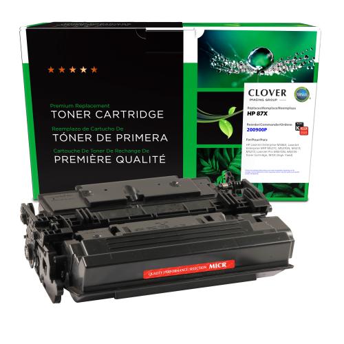 Remanufactured  Toner - Micr  for  HP  (87X)  Laserjet M501 / M506 / M527  (High Yield)