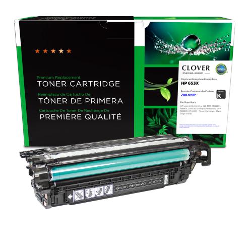 Remanufactured  Toner - for  HP  (653X)  Laserjet M675 / M680dn / M680F / M680Z  (Black)