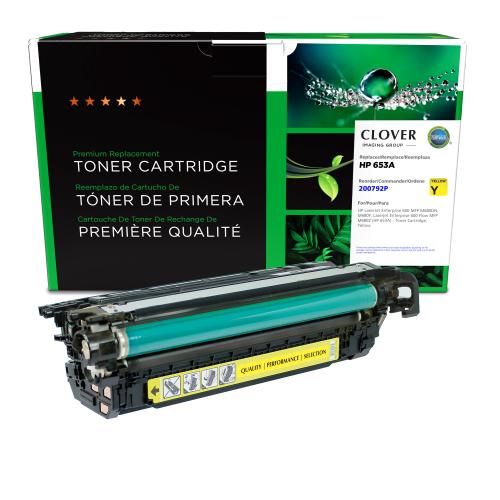 Remanufactured  Toner - for  HP  (653A)  Colour-LJ M675 / M680dn / M680F / M680Z  (Yellow)
