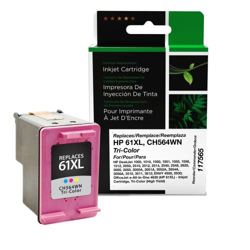 Remanufactured  Ink - for HP  (61XL)  Colour  DJ 1000 / 2050 / 3050  (Premium)  (HY)