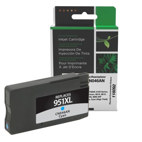 Remanufactured  Ink - for HP  (951XL)  OJ Pro 8600  (HY)  (Cyan)