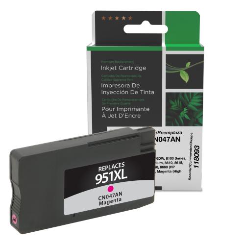 Remanufactured  Ink - for HP  (951XL)  OJ Pro 8600  (HY)  (Magenta)
