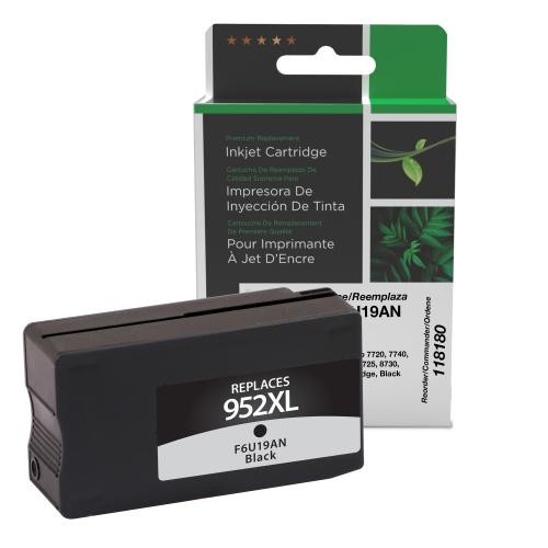 Remanufactured  Ink - for HP  (952XL)  OJ  Pro 7740 / 8700 / 8710  (HY)  (Black)