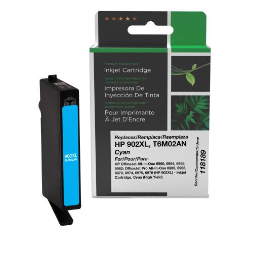 Remanufactured  Ink - for HP  (902XL)  OJ  6954 / 6960 / 6975  (HY)  (Cyan)