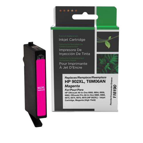 Remanufactured  Ink - for HP  (902XL)  OJ  6954 / 6960 / 6975  (HY)  (Magenta)