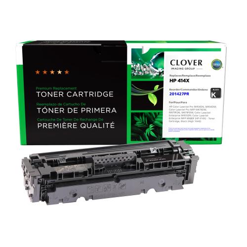 Remanufactured  Toner - for  HP  (414X)  (W2020X)  (High Yield)  (Black)  (Reused OEM Chip)